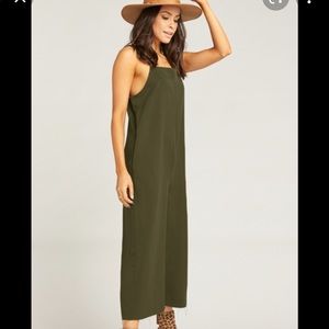 Show Me Your MuMu army green coverall/jumpsuit szL
